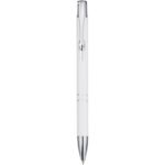 Stylo bille rétractable en aluminium Moneta (encre bleue) – Image 6
