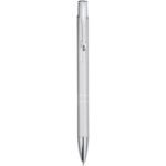 Stylo bille rétractable en aluminium Moneta (encre bleue) – Image 7