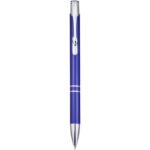 Stylo bille rétractable en aluminium Moneta (encre bleue) – Image 9