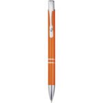 Stylo bille rétractable en aluminium Moneta (encre bleue) – Image 13