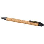 Stylo bille Midar en liège et paille de blé (encre noire) – Image 3