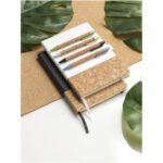Stylo bille Midar en liège et paille de blé (encre noire) – Image 7