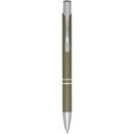 Stylo bille rétractable doux au toucher Moneta (encre noire) – Image 12