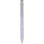 Stylo bille rétractable doux au toucher Moneta (encre noire) – Image 13