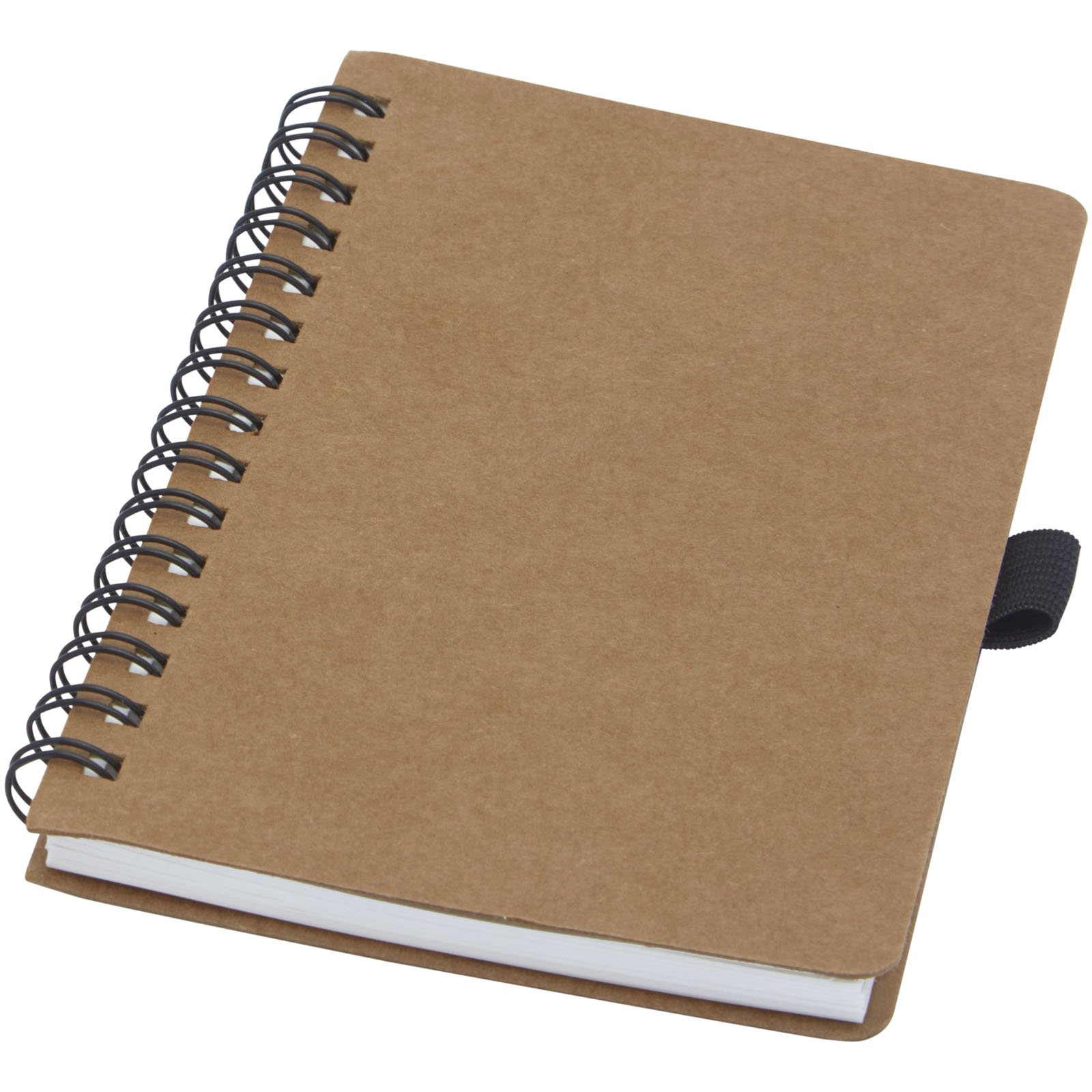 10773306-1 Carnet Cobble A6 à spirales en carton recyclé avec papier de pierre – Image 1