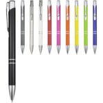 Stylo bille en aluminium recyclé Moneta (encre noire) – Image 5