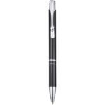 Stylo bille en aluminium recyclé Moneta (encre noire) – Image 15