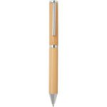 Coffret cadeau stylo bille et stylo roller Apolys en bambou  (encre noire) – Image 2