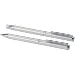 Ensemble-cadeau stylo bille et stylo roller Lucetto en aluminium recyclé (encre noire) – Image 6