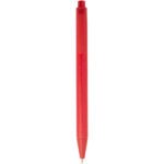Stylo bille Chartik monochromatique en papier recyclé avec finition mate (encre noire) – Image 6