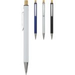 Stylo bille en aluminium recyclé Cyrus (encre noire) – Image 4