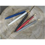 Stylo bille en aluminium recyclé Nooshin (encre bleue) – Image 5