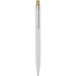 Stylo bille en aluminium recyclé Nooshin (encre noire)