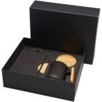 Coffret cadeau Laura avec carnet à couverture rigide A5 et stylo bille (encre noire)