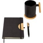 Coffret cadeau Laura avec carnet à couverture rigide A5 et stylo bille (encre noire) – Image 5