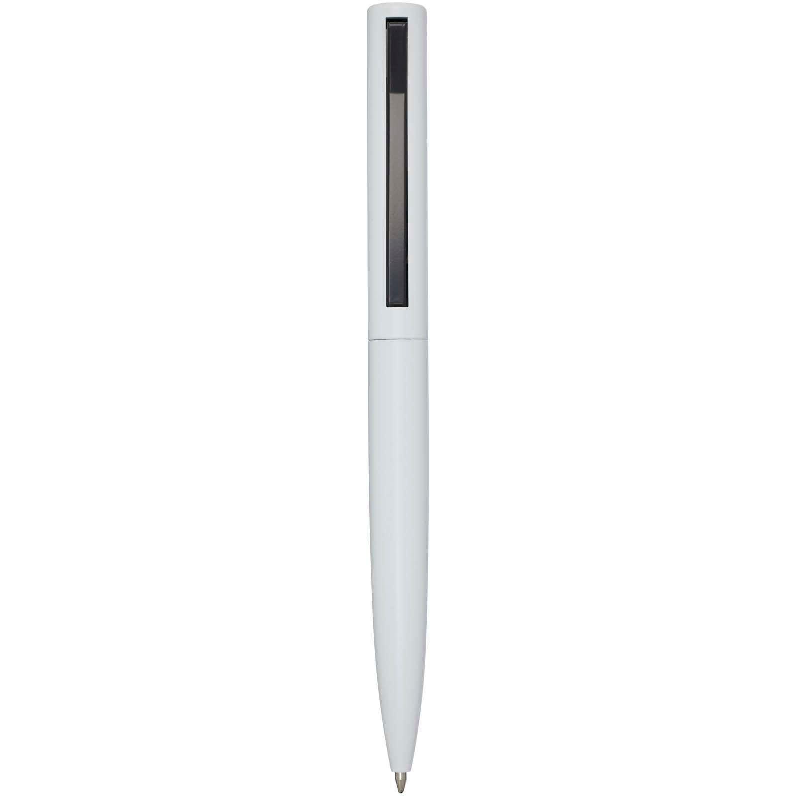 10791601-1 Stylo bille en aluminium recyclé Juana (encre noire) – Image 1