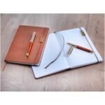 Ensemble Legato comprenant carnet A5, stylo bille et stylo roller (encre bleue) – Image 8