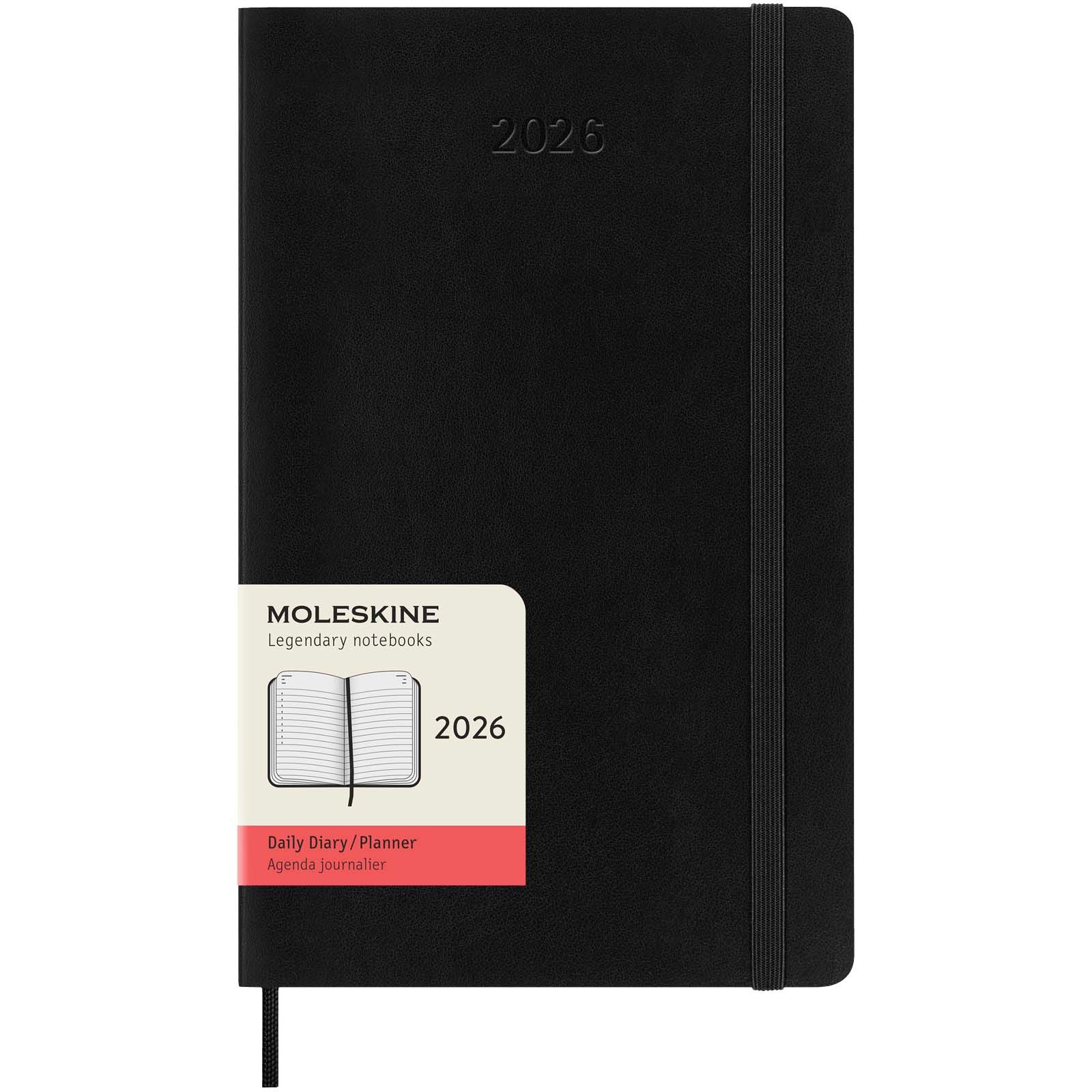 10793690-1 Agenda L quotidien 12 mois Moleskine à couverture souple – Image 1