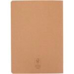 Carnet A5 en kraft avec pages lignées Slyk – Image 4