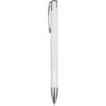 Stylo bille en aluminium recyclé Moneta (encre bleue) – Image 2