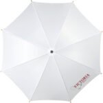 Parapluie 23" à ouverture automatique, poignée et mât en bois – Image 5