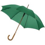 Parapluie 23" à ouverture automatique, poignée et mât en bois – Image 7