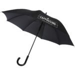 Parapluie Fontana de 23" à ouverture automatique avec aspect carbone et poignée courbe – Image 3