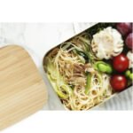Boîte repas Tite en acier inoxydable avec couvercle en bambou 700 ml – Image 6