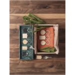 Porte-clés rectangulaire Gian en bois de hêtre – Image 6