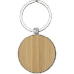 Porte-clés rond Nino en bambou – Image 2