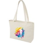 Sac shopping zippé coton 320 g/m² Ningbo 15L – Image 5