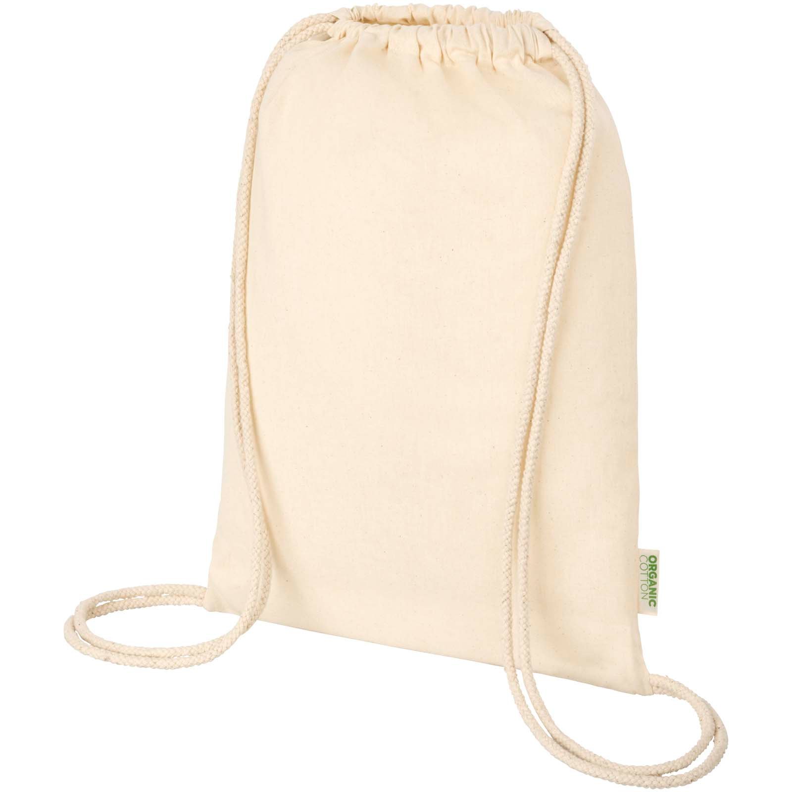 12049010-1 Orissa 100 g/m² Sac à dos en coton biologique avec cordon 5L – Image 1