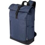 Sac à dos Libra recyclé GRS avec rabat enroulable pour ordinateur portable de 15,6" 12L