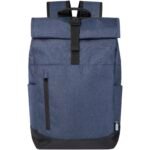 Sac à dos Libra recyclé GRS avec rabat enroulable pour ordinateur portable de 15,6" 12L – Image 2