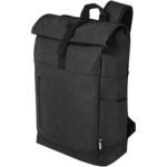 Sac à dos Libra recyclé GRS avec rabat enroulable pour ordinateur portable de 15,6" 12L – Image 8