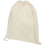 Sac à dos Oregon en coton de 140 g/m² avec cordon de serrage 5L – Image 6