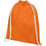 Sac à dos Oregon en coton de 140 g/m² avec cordon de serrage 5L – Image 8
