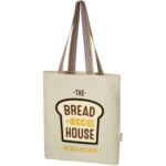 Sac shopping Rainbow de 5 l en coton recyclé 180 g/m² – Image 3