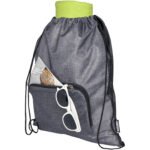 Sac pliable 7 L recyclé avec cordon de serrage Ash – Image 5
