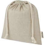 Sac cadeau moyen Pheebs en coton recyclé GRS 150 g/m² de 1,5 L