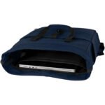 Sac à dos pour ordinateur portable Joey de 15 L en toile recyclée GRS 15 pouces avec dessus enroulable – Image 6