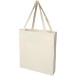 Sac shopping à soufflets Madras en coton recyclé 140 g/m² certifié GRS – Image 9