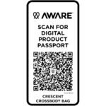 Sac bandoulière recyclé Crescent 500 g/m² Aware™ – Image 5