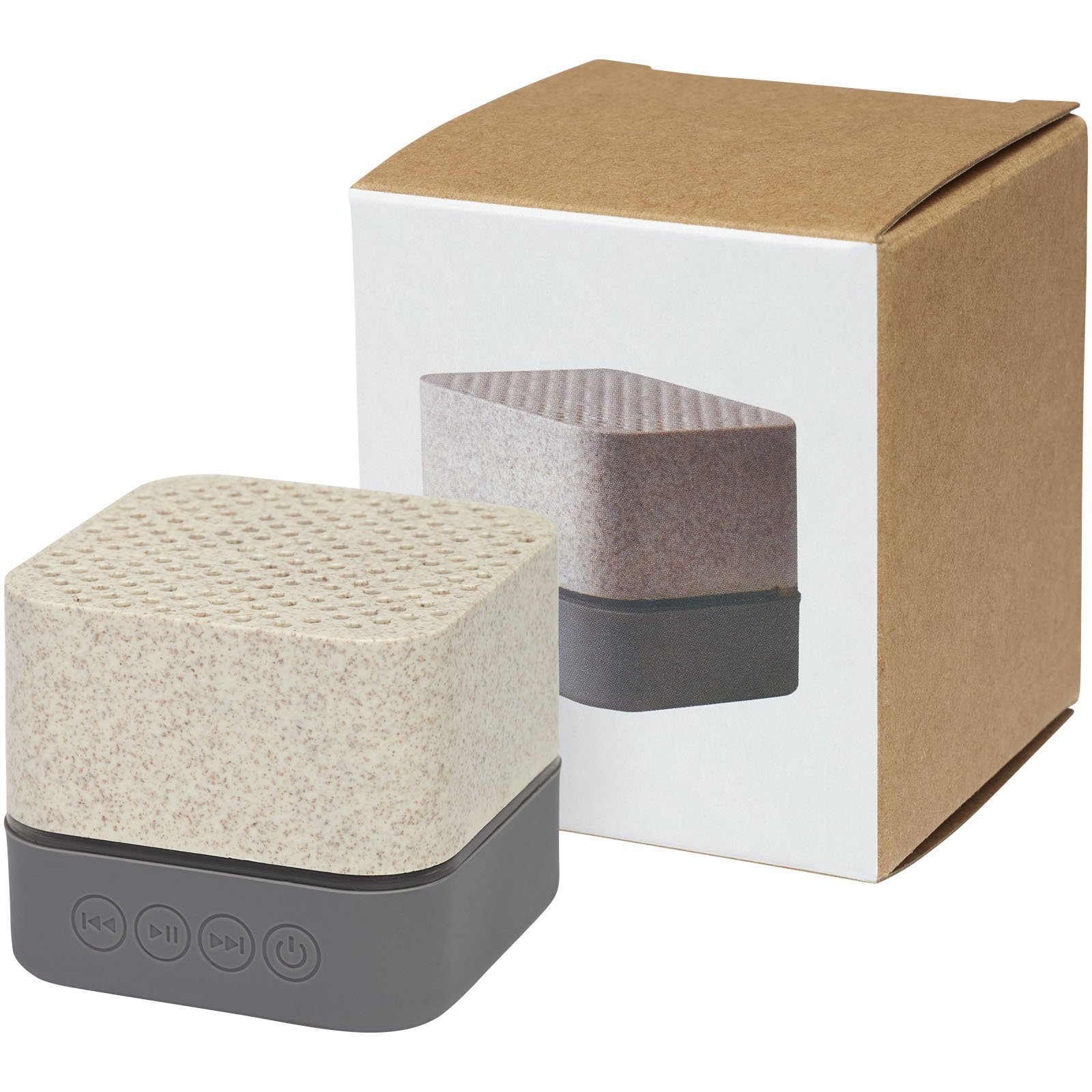 12413902-1 Haut-parleur Bluetooth® Aira en paille de blé – Image 1