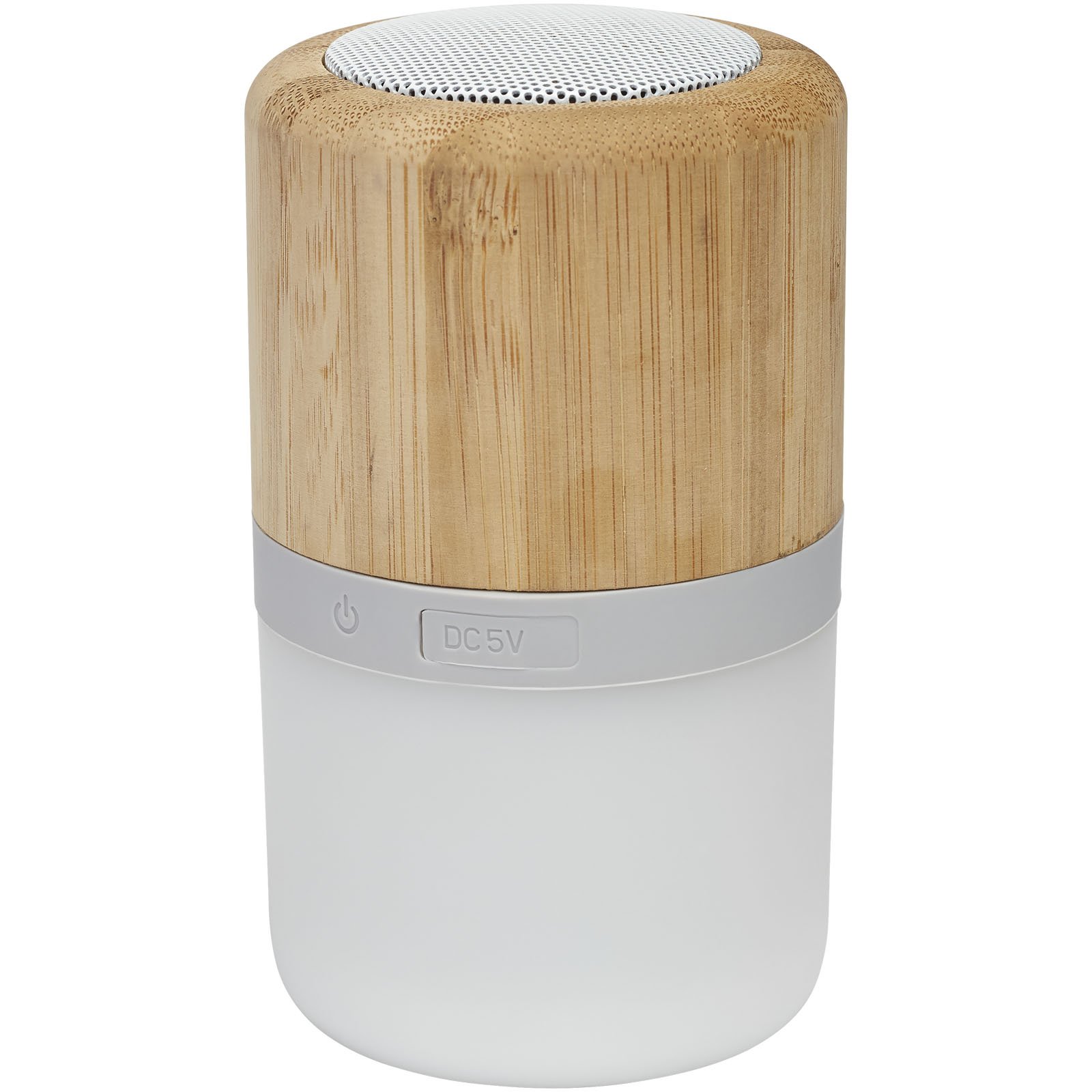 12415171-1 Haut-parleur Bluetooth® Aurea en bambou avec lumière – Image 1