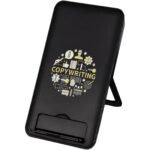 Tapis de charge à induction Loop en plastique recyclé de 10 W avec support téléphone – Image 3