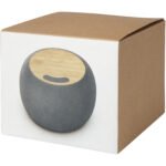Haut-parleur Bluetooth® et tapis de charge sans fil Ecofiber en bamboo/RPET – Image 4