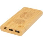 Batterie de secours Tulda de 10,000 mAh en bambou – Image 3