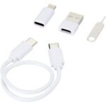 Câble de recharge modulaire en plastique recyclé Savvy avec support de téléphone – Image 8