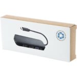 Adaptateur multimédia en plastique recyclé Loop RCS USB 2.0-3.0 avec port HDMI – Image 5